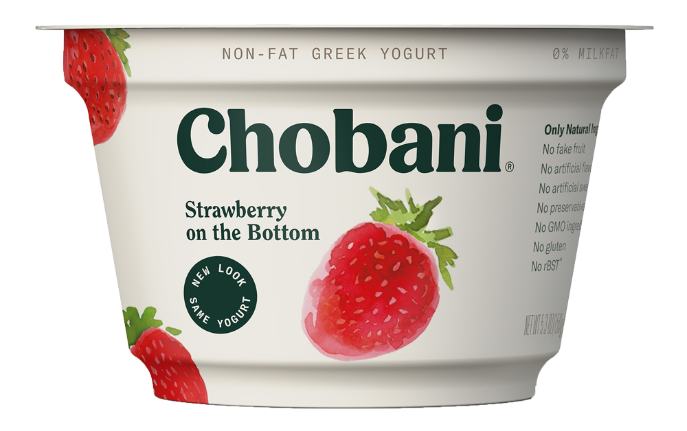 Healthy Office Snacks, Chobani Strawberry
