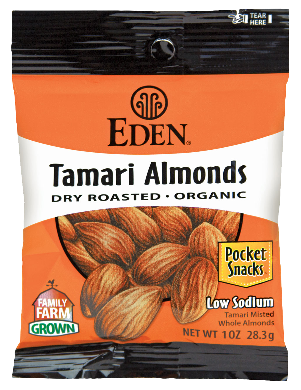 Healthy Office Snacks, Eden Tamari Almonds
