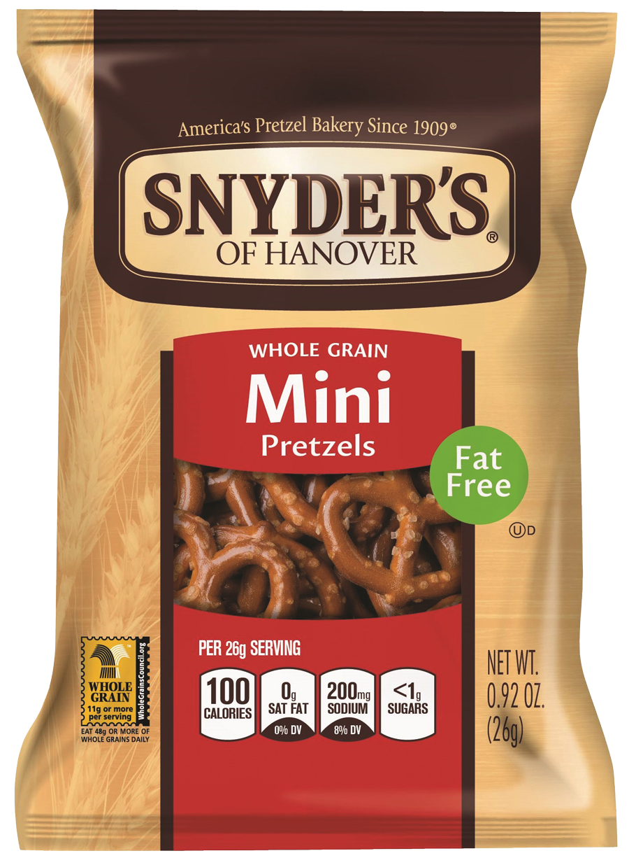 Healthy Office Snacks, Snyder's Mini Pretzels
