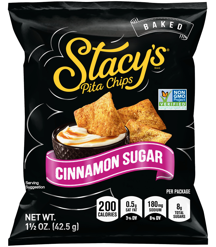 Healthy Office Snacks, Stacey's Pita Chips - Cinnamon Sugar