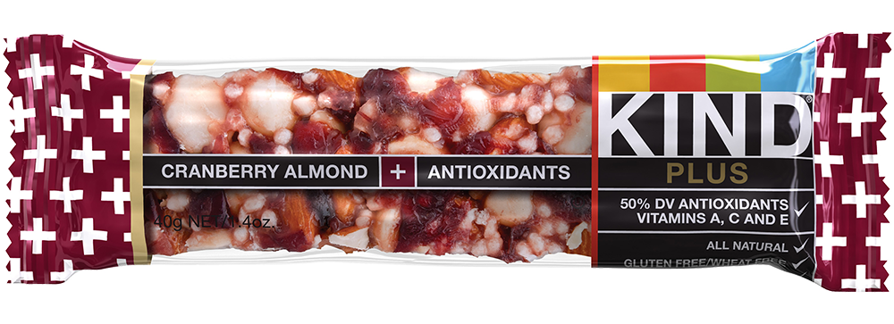 Healthy Office Snacks, Kind Bar - Cranberry Almond